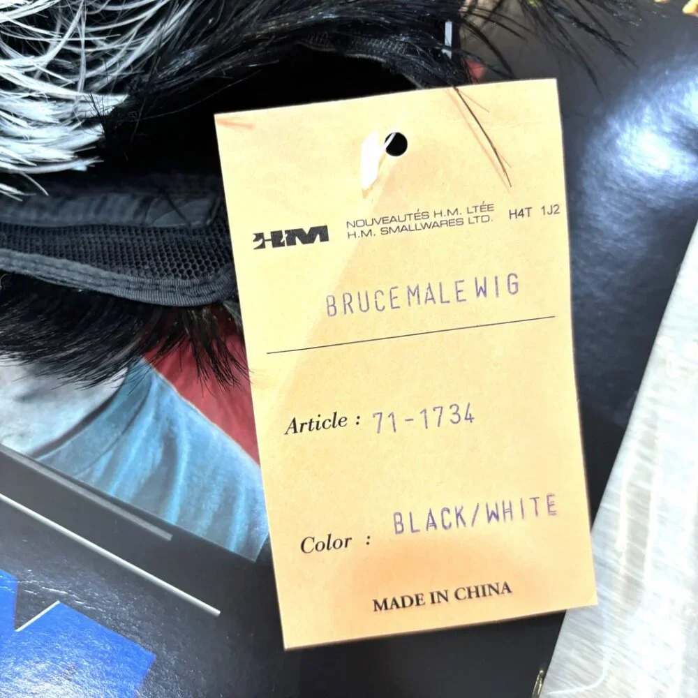 80’s Punk Spike Wig Male Hard Rock NWT NOS